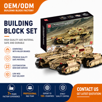 Mould King 20011S/20014S Set de Bloques de Construcción Militares, Modelo de Vehículo de Combate Blindado Motorizado con Control Remoto por Aplicación, Juguete de Ensamblaje Técnico DIY