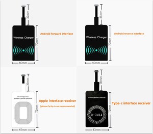 <span class=keywords><strong>Chargeur</strong></span> sans fil pour téléphone portable avec charge rapide PD et port Type-C - Accessoires de récepteur de charge sans fil - Product Image 2