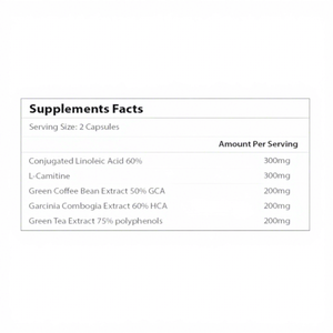 Quemador de Grasa 60/90/120 Tabletas, Metabolismo Natural Puro, Uso en Adultos - Product Image 2