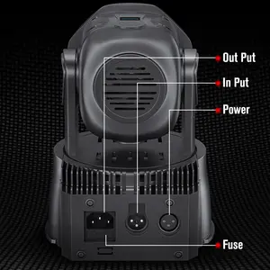 Big Dipper LM70S Mini 7X8W RGBW 4 in 1 LED Moving Head Light Stage Wash Light for Party Bar Club