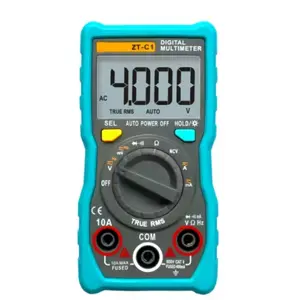 ZOYI ZT-C1 Wechselstrom-Gleichstrom-Spannungs-Strombetrieb Ohm-Frequenz Kontinuität NCV digitales Multimeter