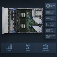 Servidor en Rack de Alto Rendimiento HPE ProLiant DL380 Gen11 2U, Intel Xeon Gold 6430, 64 GB de RAM DDR5, Soporte para GPU, Servidor en Rack para Computación de IA