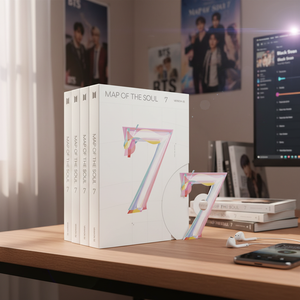 BTS MAP of SOUL 7 Set Completo de 4 Versiones Álbum Kpop CD Deluxe Libro de Fotos Concepto Black Swan Éxito Mundial en Listas 2020 - Product Image 2