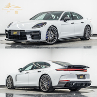 PINDUN Kit de carrosserie en fibre de carbone pour Porsche pour Panamera 976 Mise à niveau des pare-chocs de voiture en fibre de carbone sèche