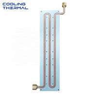 Plaque de refroidissement liquide sur mesure usinée CNC, de précision, pour refroidissement par eau