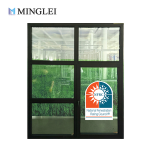 <span class=keywords><strong>Fenêtre</strong></span> à <span class=keywords><strong>battant</strong></span> moderne design de haute qualité en alliage d'aluminium à triple vitrage à une feuille - Product Image 6