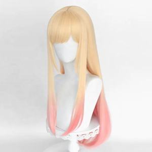 Peluca de <span class=keywords><strong>Cosplay</strong></span> de Anime Sintética al por Mayor de 80 cm de Largo, Lisa, Teñida, de Color Mixto, Estilo <span class=keywords><strong>My</strong></span> <span class=keywords><strong>Dress</strong></span>-<span class=keywords><strong>Up</strong></span> Darling Kitagawa Marin - Product Image 2