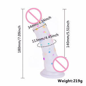 Realistische Silikon 7 "-8" Zoll Frauen Masturbation <span class=keywords><strong>Dildo</strong></span> Strong Sucker Hand Free Thrust ing Multi-Speed Vibrator 10 Frequenzen - Product Image 2