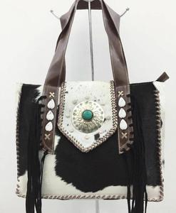 Bolso de hombro para mujer de gamuza estilo gitano - Product Image 3