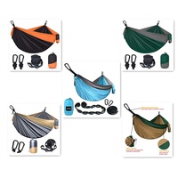 Nouveau hamac pliable en nylon durable et réglable pour le camping en plein air, avec moustiquaire intégrée