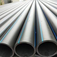 Fabricant Pleines Tailles DN20-DN1600 PE Flexible HDPE Polyéthylène PE Matériel Irrigation Tubes en Plastique pour Souterrain