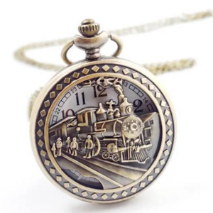 นาฬิกาพกควอตซ์สไตล์สตีมพังก์แบบติดเข็มขัด รุ่นเรโทร สำหรับผู้หญิง - Product Image 3