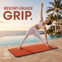 Tapete de Yoga Digitalizado Yugaland de Gamuza Premium, Antidesgarros, Base de Caucho Natural, Venta al Por Mayor