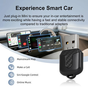 CarPlay adaptor mobil nirkabel otomatis, adaptor Dongle Mini nirkabel Apple, adaptor Bluetooth Mini nirkabel, adaptor CarPlay Universal - Product Image 2