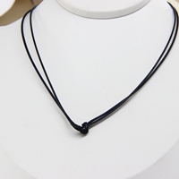 Collier tendance géométrique en corde pour enfants, bijoux fantaisie, personnalisable, hypoallergénique, résistant à l'eau, vente en gros
