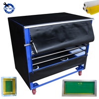 Oven Pengering Sablon Sutra Udara Panas 6 Tingkat Tipe Lantai Besar SGW, Kabinet Pengering Bingkai Sablon Kedap Udara Bergerak untuk Sablon
