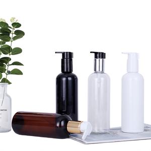 Botella de Champú PET Vacía de 100ml 150ml 250ml 300ml 500ml, Botellas de Champú de Plástico Transparente Ámbar con Dispensador de Bomba - Product Image 4