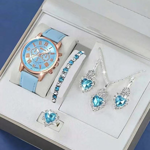 Nouvelle montre à quartz en alliage de <span class=keywords><strong>luxe</strong></span> pour <span class=keywords><strong>femmes</strong></span> avec cadran en verre, pointeur élégant, style décontracté, sportif, rétro, cadeau de la Saint-Valentin - Product Image 1