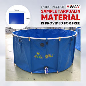 Bacs d'élevage de tilapias pliables 1000L, 2000L, <span class=keywords><strong>3000L</strong></span>, 5000L, 7000L, 10000L en PVC, bassin <span class=keywords><strong>à</strong></span> poissons détachable - Product Image 3