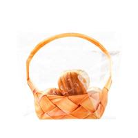 Sachet de boulangerie personnalisé en PE transparent avec fermeture zip et fenêtre transparente, idéal pour les toasts, croissants et scones