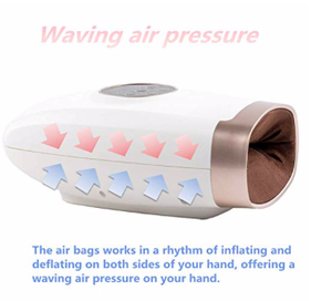 Lindert Schmerzen verbessert die Durchblutung und entspannt die Muskeln Luft kompression Hand massage gerät - Product Image 5