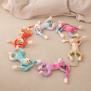 Mainan mewah monyet gibbon cap panas bantal mainan hewan mewah monyet kartun hadiah anak-anak boneka mewah