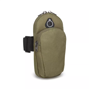 조깅/체육관 스포츠 홀더를위한 조절 가능한 밴드가있는 방수 전술 완장 가방 나일론 러닝 폰 케이스 - Product Image 4