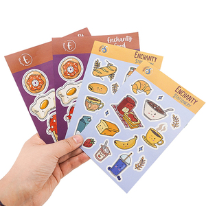 Hoja de Etiquetas Adhesivas de Vinilo PVC con Logotipo Personalizado, Impresión a Todo Color, Resistentes al Agua, Formato A5/A6, Diseño de Anime y Dibujos Animados - Product Image 3