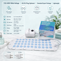 Tapis de Bain Massant Doux et Luxueux à Bulles, Surface en PVC Flexible Premium Respectueuse de la Peau, Contrôle Sans Fil à 6 Vitesses Réglables, Utilisation dans la Baignoire
