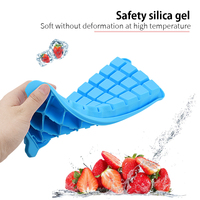 Bac à glaçons en silicone à 36 compartiments avec couvercle amovible, antiadhésif et facile à démouler, pour bar et cuisine - Vente en gros
