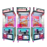 Machine de grue d'arcade d'occasion complète pour la distribution de bonbons, poupées et Toreba, modèle électronique NINIX CR-2333 110V-220V, personnalisable