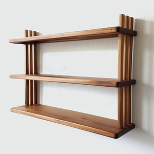 Étagère à livres ouverte moderne à 3 niveaux en MDF, bibliothèque en bois, meuble de rangement en aggloméré pour salon - Product Image 2