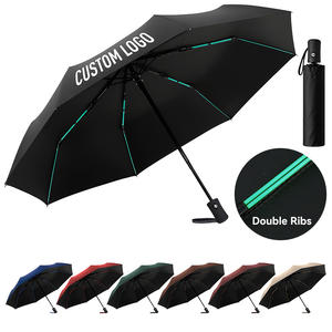 <span class=keywords><strong>Parapluie</strong></span> automatique pliable <span class=keywords><strong>résistant</strong></span> <span class=keywords><strong>au</strong></span> <span class=keywords><strong>vent</strong></span> de qualité supérieure avec logo personnalisé, double nervures, ouverture et fermeture automatiques - Product Image 1