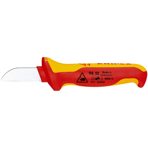 Cuchillo de electricista con mango aislado de 1000 V, fabricado en Alemania, IEC 60900 - Product Image 1