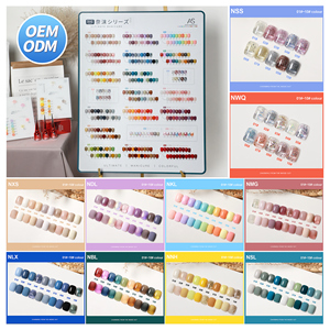 As Macaron Kit de manicura de esmalte de uñas de Gel UV <span class=keywords><strong>semipermanente</strong></span> de 15ml con caja Set Soak off Gel Barniz para Nail Art - Product Image 1