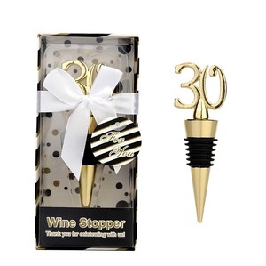 <span class=keywords><strong>30</strong></span> ° 50 ° 60th 70tn tappo di vino in metallo festa di compleanno bomboniere souvenir anniversario regali per gli ospiti - Product Image 4