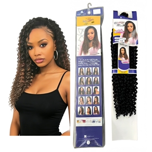 Extensions de cheveux synthétiques à tresser au crochet Water Wave Hair <span class=keywords><strong>Passion</strong></span> Twist, trame unique, pour femmes noires, longues, style bohème, 22 pouces - Product Image 1