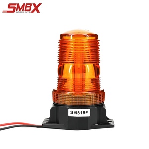 Micro-balise LED ambre de haute qualité, étanche IP66, 12V-110V, lumière d'avertissement de sécurité pour chariot élévateur avec câble de 30 cm - Product Image 2