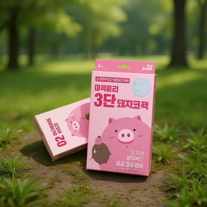 Tiras Nasales Piggy Nose de 3 Pasos, Paquete de 3, Fórmula K Beauty, Cuidado Diario de la Piel, Para Todo Tipo de Piel - Product Image 3