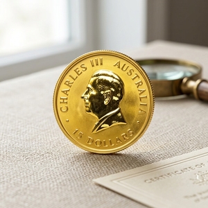 Réplique de pièce de monnaie en relief du portrait du <span class=keywords><strong>roi</strong></span> <span class=keywords><strong>Charles</strong></span> III, plaquée or, commémorative, objet de collection, souvenir, médaillon - Product Image 2