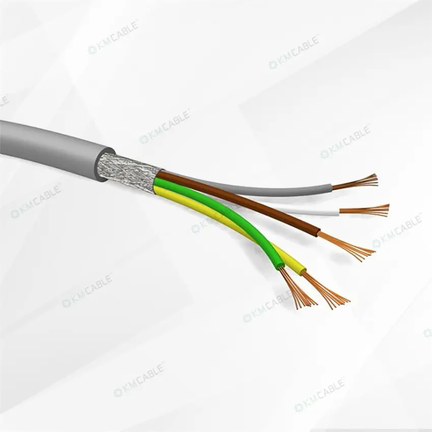 Kale Koperen Geleider Pvc Isolatiekabel Totale Lier Plastic Isolatietape 85% Ingeblikte Koperen Vlecht Liycy Datakabel