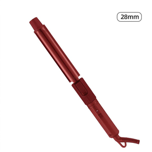Styler capillaire rotatif de haute qualité 43w 210 °   <span class=keywords><strong>Appareil</strong></span> de lissage et de bouclage à chaleur constante, utilisable sur <span class=keywords><strong>cheveux</strong></span> humides ou secs, avec rouleaux multi-tailles de 0,75 à 1,10 pouces - Product Image 1