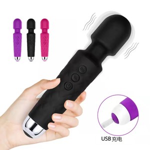 Vibratore a Bacchetta per Massaggio Corporeo, Vibratore Vaginale AV con 20 Modalità di Vibrazione, Giocattoli Sessuali per Anale, Pene e Clitoride - Product Image 1