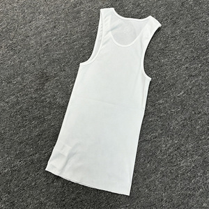 Miniabito <span class=keywords><strong>Aderente</strong></span> Personalizzato Senza Maniche, Stile Canotta, Stampato o Tinta Unita, <span class=keywords><strong>a</strong></span> <span class=keywords><strong>Costine</strong></span>, Vestibilità Slim, Streetwear - Product Image 5