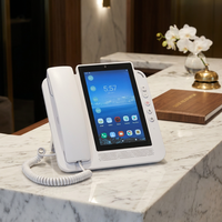 Téléphone fixe sans fil DLNA ZT8600 4G LTE double SIM Android 11, téléphone avec appels vidéo HD pour les entreprises et les bureaux professionnels