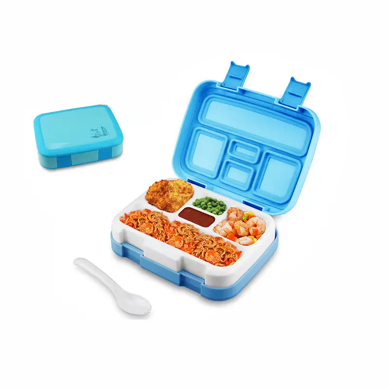 Bpa-vrij Baby Lunchbox Voedsel Container Voor School Lunches, Magnetron Veilig Stijl Compartiment Kids Bento Box