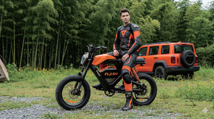 จักรยานไฟฟ้าอัจฉริยะ FLASH 01 พร้อมระบบ GPS และแอปพลิเคชัน  มอเตอร์ 48V 750W  หน้าจอ TFT 4.9 นิ้ว ความเร็วสูงสุด 40 กม./ชม. - Product Image 6
