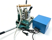 Machine à souder PVC/UPVC manuelle portable avec modèles gauche, centre et droit pour la fabrication de fenêtres et de portes