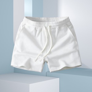 Pantalones Cortos Deportivos de Tres Cuartos para Hombre, Estilo Europeo, Color Personalizado, Algodón Suave, Cordón Ajustable, Secado Rápido, Ropa de Gimnasio, Venta al Por Mayor - Product Image 4