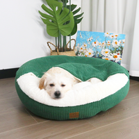 Petopia rundes Hunde-und Katzen höhlen bett mit Kapuzen bezug, Haustier Herbst Winter warmes gemütliches Haus niedliche Haustier betten Großhandel
